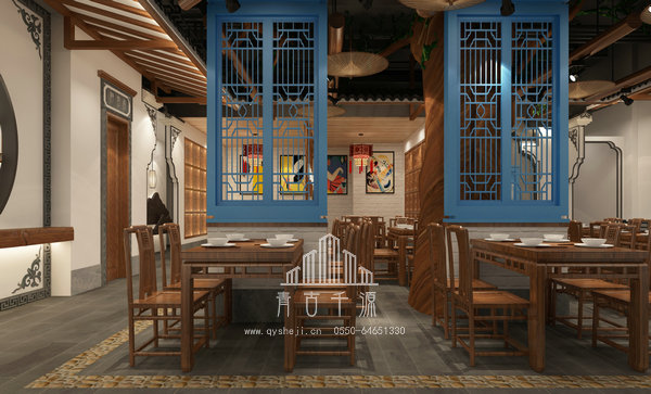 合肥徽派餐廳裝修